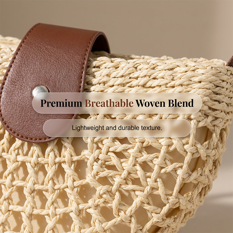 🌿🔥 NACHHALTIG & STILVOLL: -50% 👜 Damen Umhängetasche gewebt – leicht, langlebig & perfekt für jeden Sommertag 🌞✨