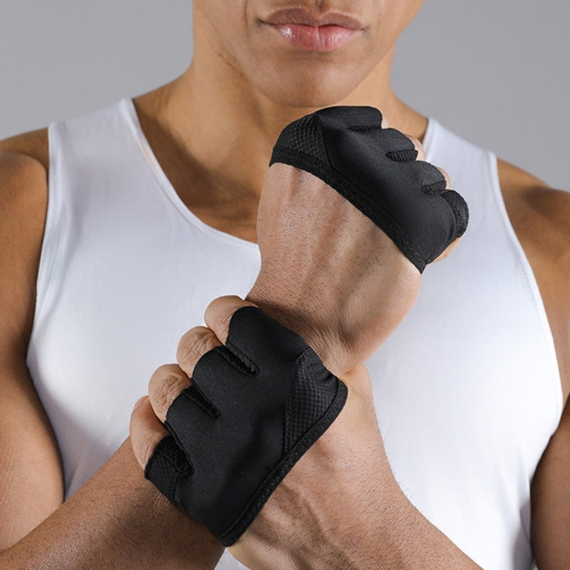 Gluschwein - Rutschfeste, atmungsaktive Halbfinger-Trainingshandschuhe – ideal für Fitness, Gewichtheben & Crossfit – bequem & griffsicher🏋️‍♂️💪