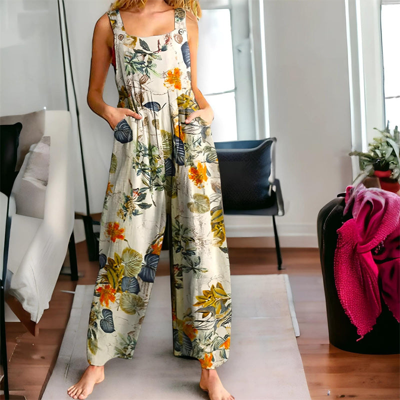 Gluschwein - 🌼 Flowy, Fun & Totally You! Women’s Printed Wide-Leg Overalls