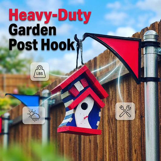 Gluschwein - Multi-Use Patio & Garden Fence Post Hanger Hook