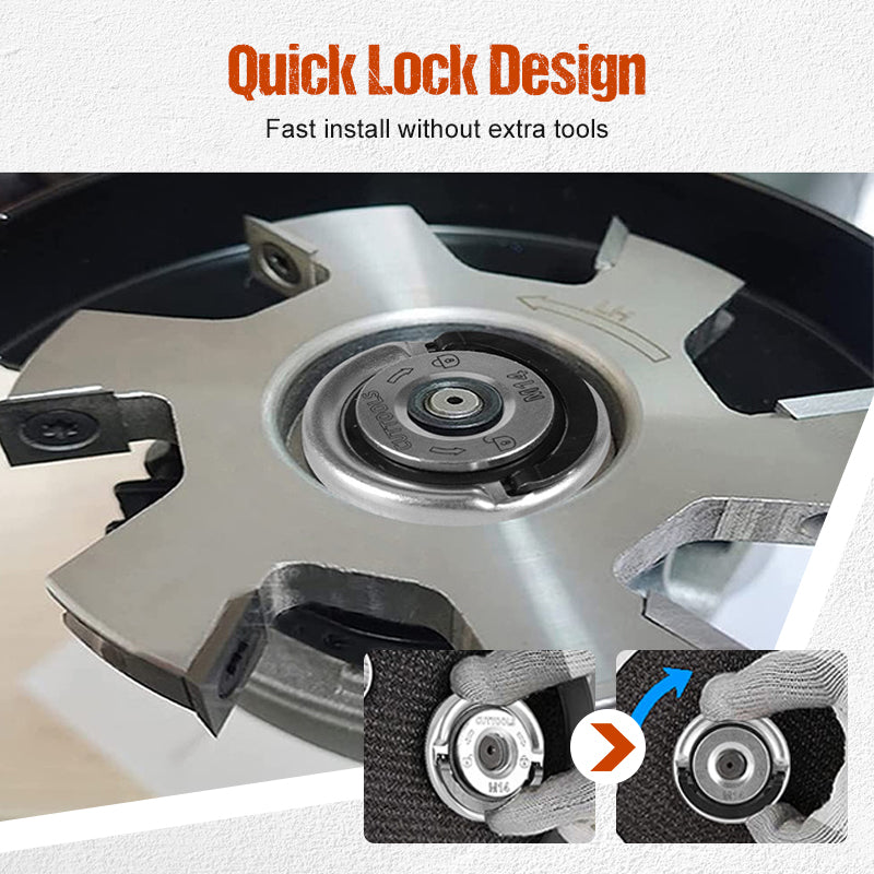Gluschwein - Angle Grinder Quick Lock Flange Plate