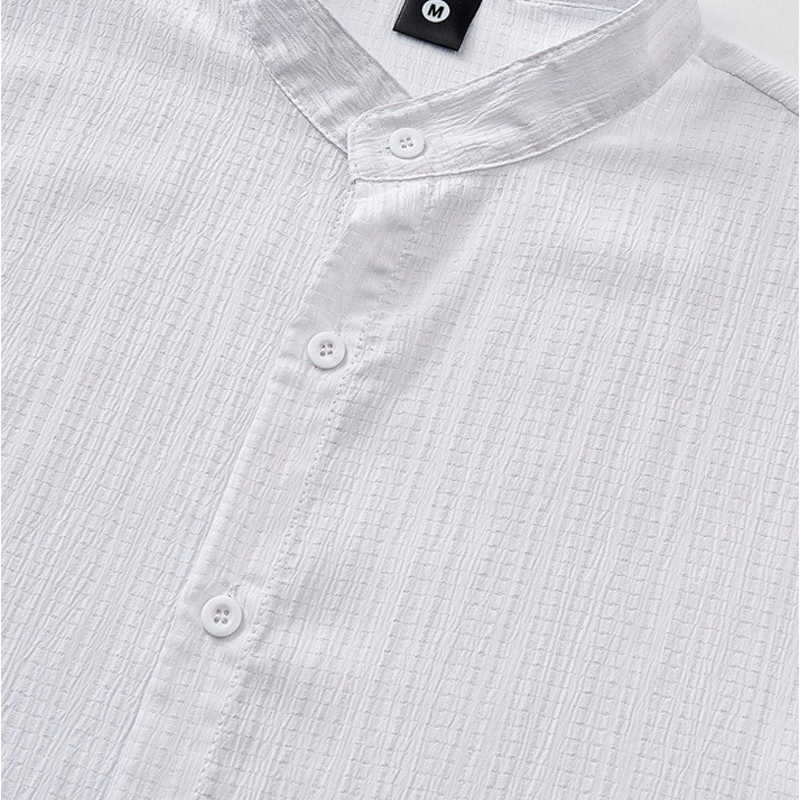 👔 50% RABATT! 🌞 Herren Sommer Stehkragen Kurzarmhemd – Atmungsaktives Material, Moderner Schnitt & Ideal Für Freizeit & Arbeit 💼