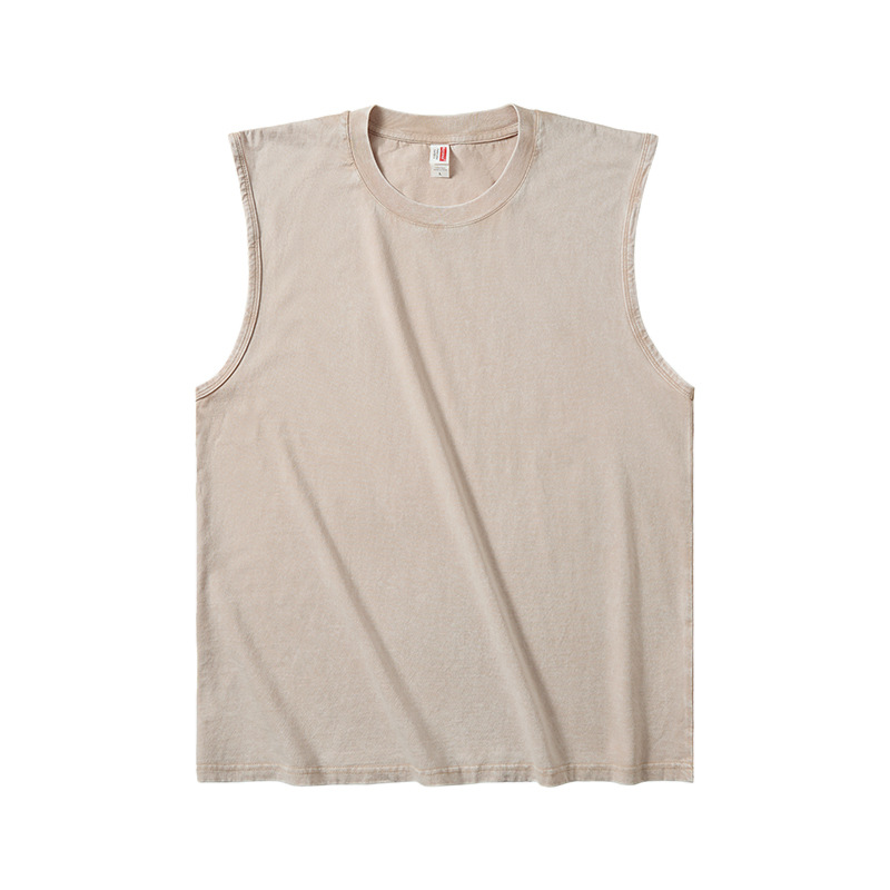 👕 50% RABATT! 🔥 Herren Vintage-gewaschenes Ärmelloses Tank Top – Atmungsaktiv, Leicht & Perfekt Für Einen Lässigen Sommerlook Oder Das Fitnessstudio 💪