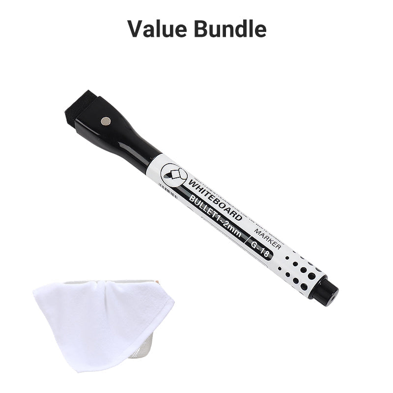 💡Magnetische Whiteboard-Marker mit Radiererkappe✏️Schreiben und Löschen sind bequemer.