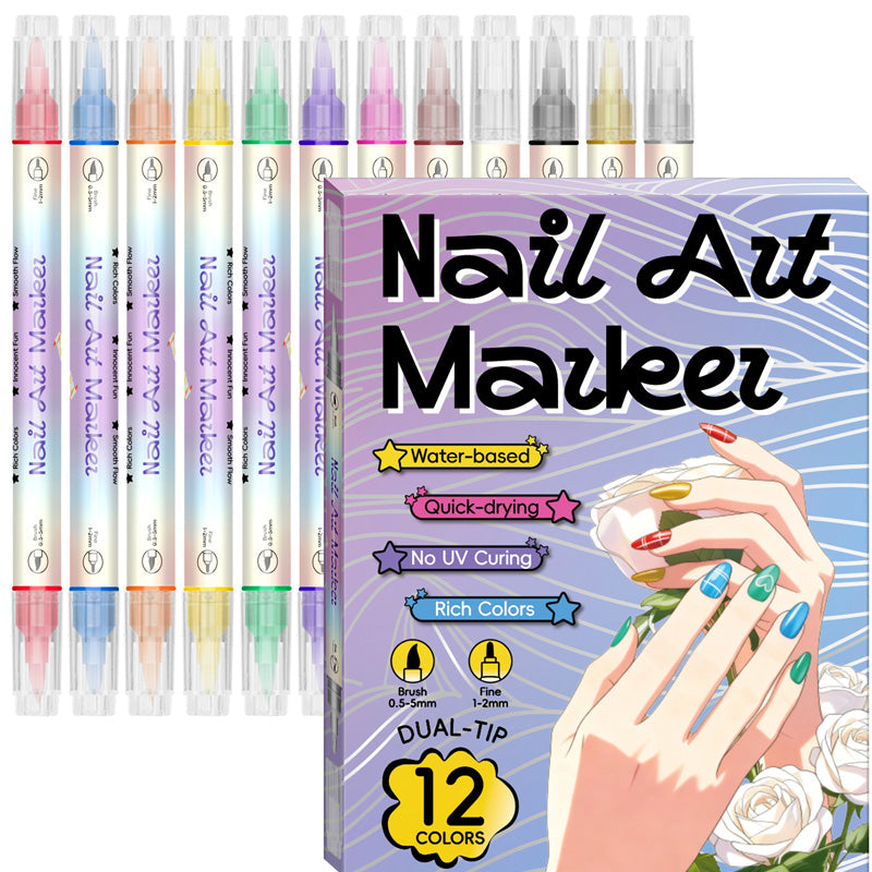 💅Nagelkunst-Stift-Set mit zwei Spitzen