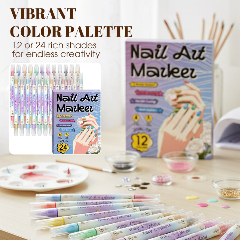 💅Nagelkunst-Stift-Set mit zwei Spitzen