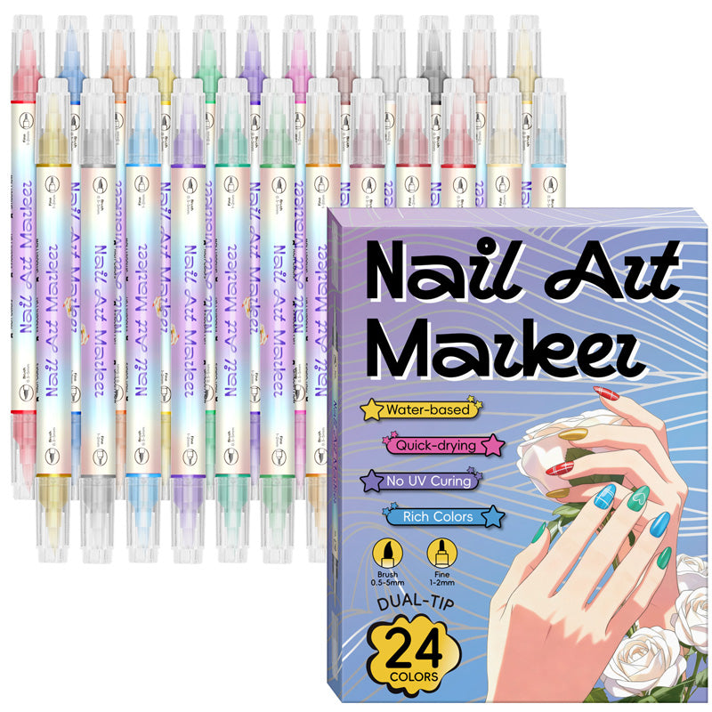 💅Nagelkunst-Stift-Set mit zwei Spitzen
