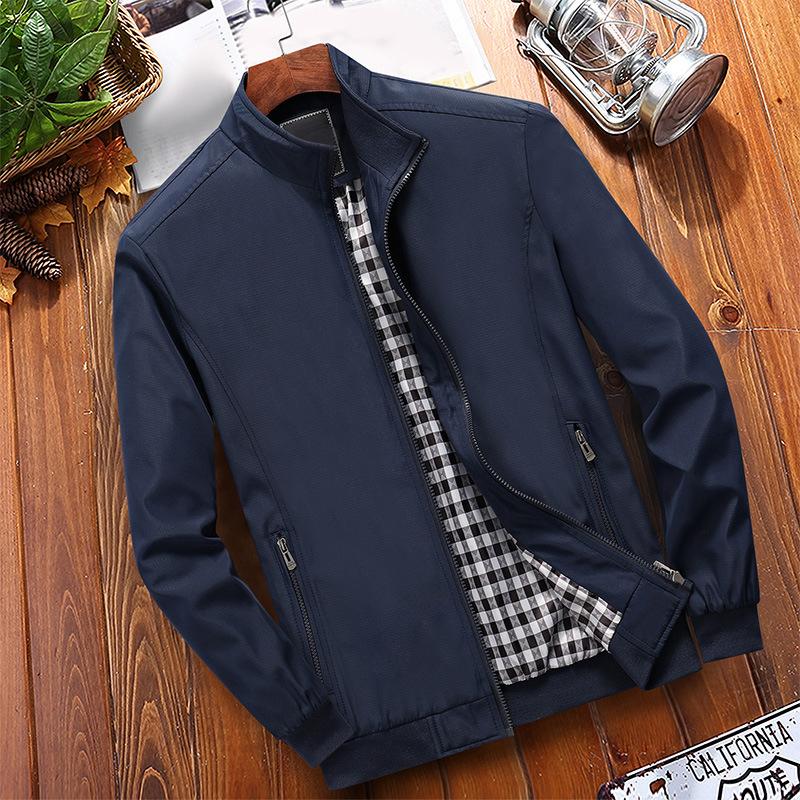 Gluschwein - 🧥 50% RABATT! 🔥 Herren Stehkragen-Jacke – Warmes & Gemütliches Karomuster-Futter, Strapazierfähig & Perfekt Für Kühle Tage 🧣