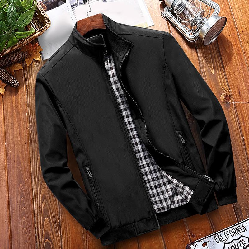 Gluschwein - 🧥 50% RABATT! 🔥 Herren Stehkragen-Jacke – Warmes & Gemütliches Karomuster-Futter, Strapazierfähig & Perfekt Für Kühle Tage 🧣