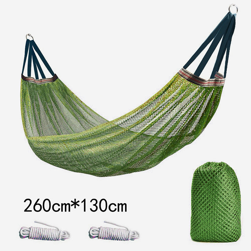 Verbesserte Camping-Hängematte mit Seilen