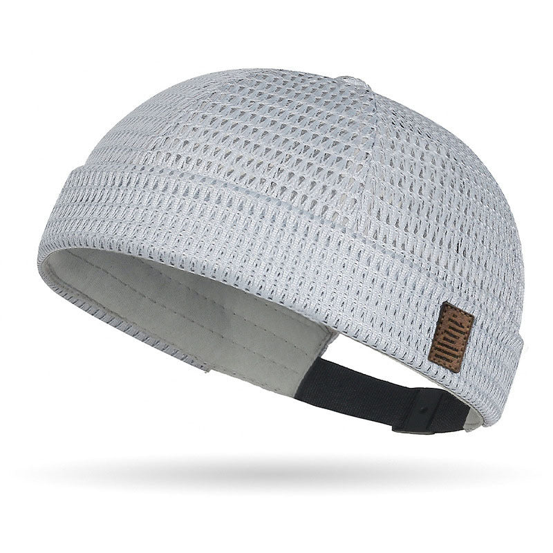 🔥 50% RABATT! 👒 Retro Brimless Cap – Atmungsaktives Mesh, Verstellbar, Ultra-Leicht 🌞