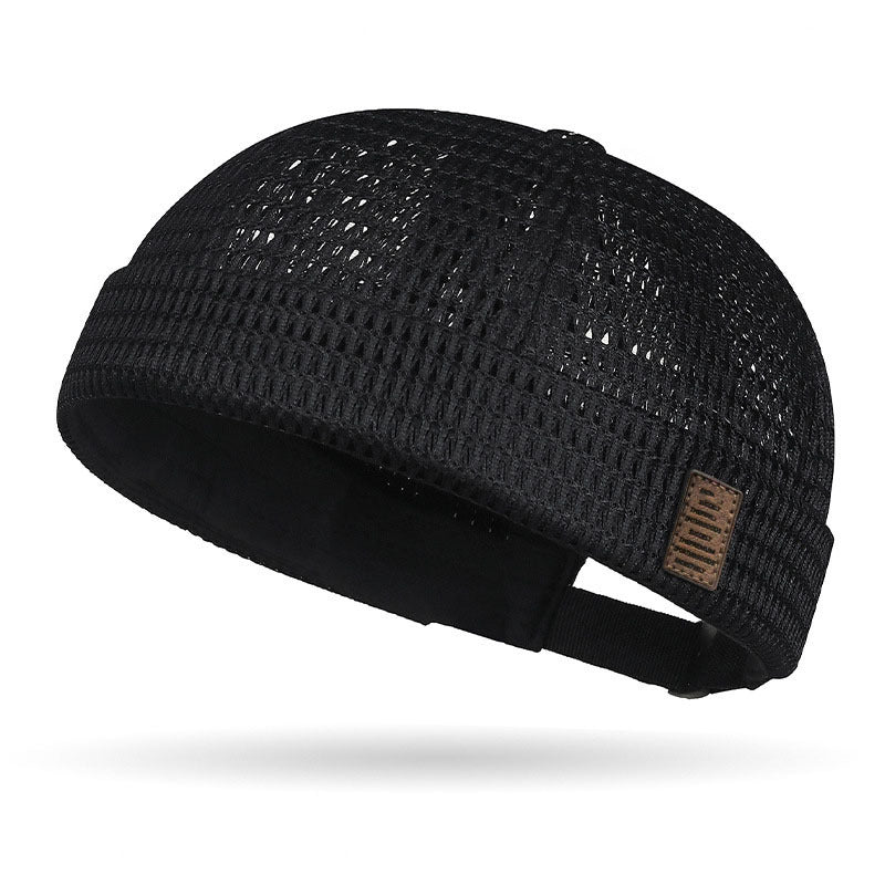 🔥 50% RABATT! 👒 Retro Brimless Cap – Atmungsaktives Mesh, Verstellbar, Ultra-Leicht 🌞