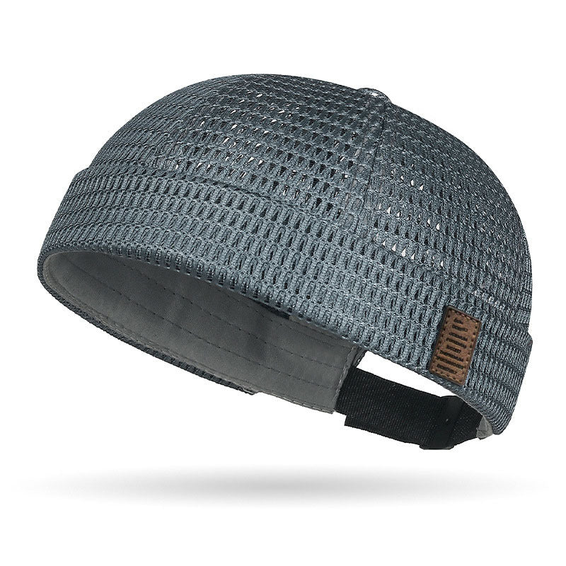 🔥 50% RABATT! 👒 Retro Brimless Cap – Atmungsaktives Mesh, Verstellbar, Ultra-Leicht 🌞
