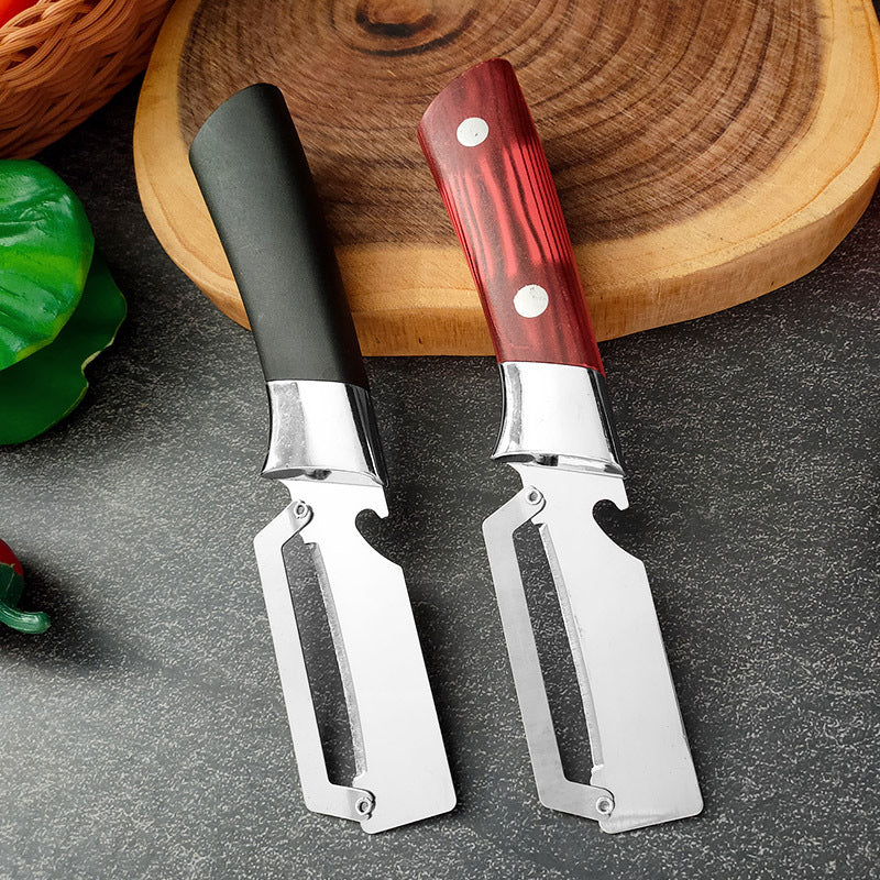 🔥50 % Rabatt!🔪🥒Verdickter Edelstahl-Schäler – Scharf & Ergonomisch