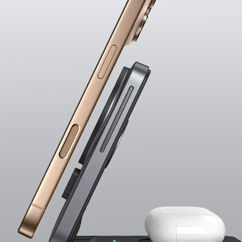 Gluschwein - 3-in-1 Foldable Magnetic Wireless Charger Stand
