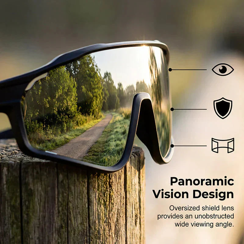 🌟Neu ab 2026: Bis zu 50 % Rabatt!🌟 Photochrome Sportbrille für den Outdoor-Einsatz