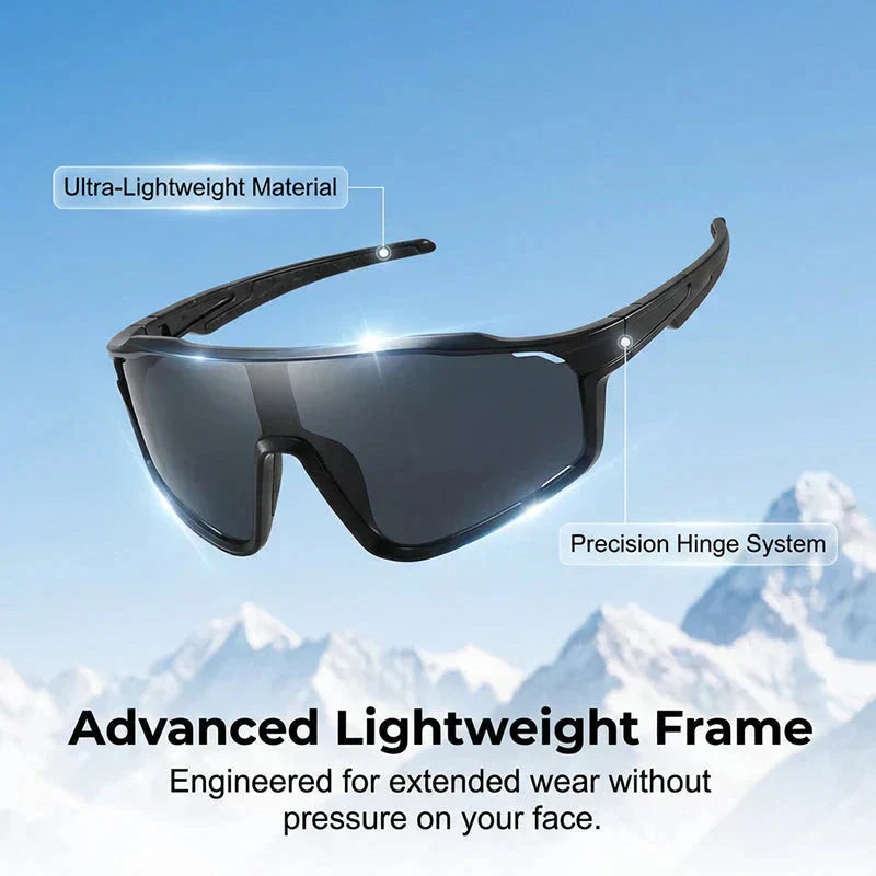 🌟Neu ab 2026: Bis zu 50 % Rabatt!🌟 Photochrome Sportbrille für den Outdoor-Einsatz