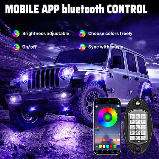 Gluschwein - 🔥Solange der Vorrat reicht 40 % Rabatt!🎉Bluetooth-Beleuchtungsset mit mehrfarbiger Unterbodenbeleuchtung