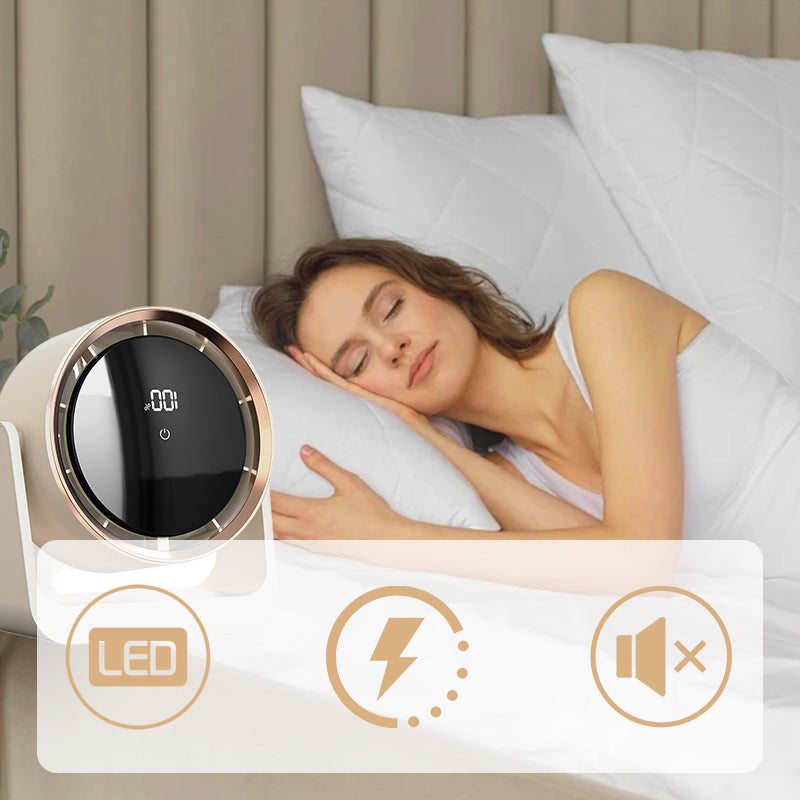 🔥Solange der Vorrat reicht 40 % Rabatt!🎉Leistungsstarker, extrem leiser, tragbarer, wiederaufladbarer USB-Tischventilator