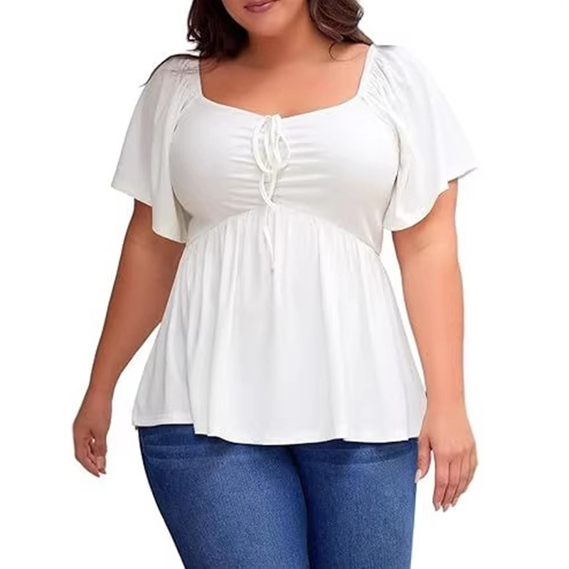 😍Zeitlich begrenzter Rabatt 49% 💥Damen-Top in Übergröße mit Herzausschnitt