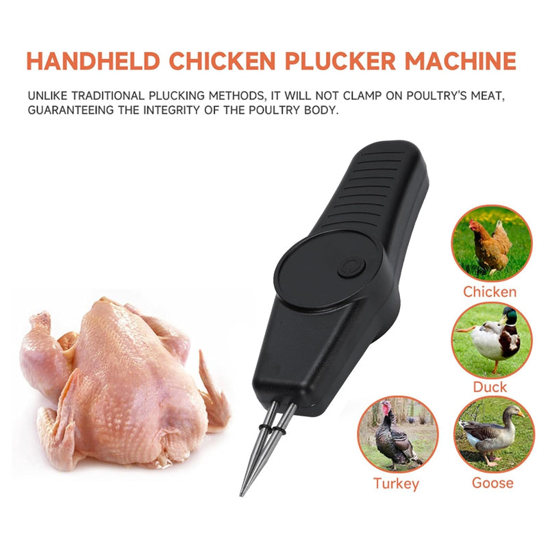 🐔 50% RABATT! ⚡ Elektrischer Schnell-Geflügelrupfer – Effizienter Gummikopf, Leicht Zu Reinigen & Ideal Für Hühner, Enten & Gänse In Der Hausschlachtung 🍗
