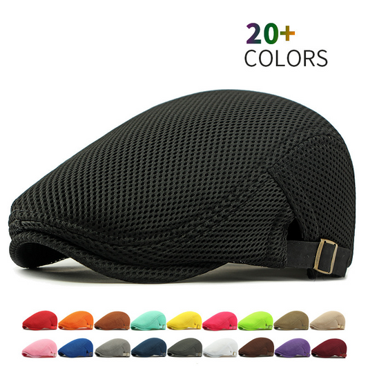 Gluschwein - 🧢 ⏳LETZTER TAG DES AUSVERKAUFS: € 9.99!! 🌿 Atmungsaktive Schiebermütze mit verstellbarem Riemen – Netzstoff, klassischer Ivy-Stil & integriertes Schweißband – ganztäglicher Komfort ✨