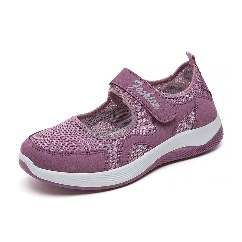 Gluschwein - Leichte, lässige Damen-Flachschuhe aus Mesh