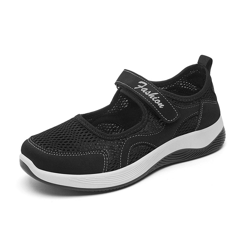 Gluschwein - Leichte, lässige Damen-Flachschuhe aus Mesh