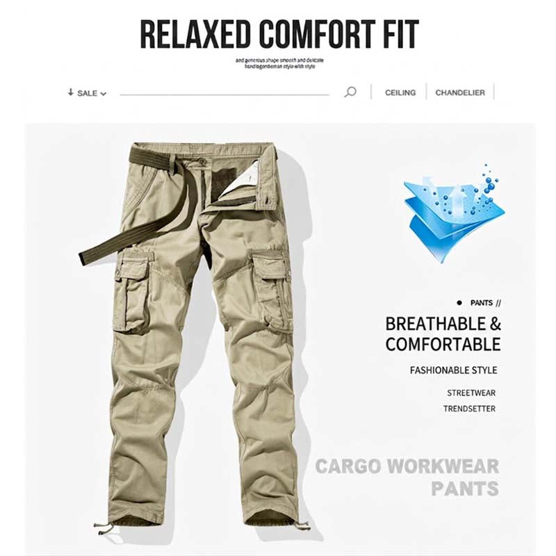 🩳🔧 50% RABATT! Klassische taktische Cargohose für Herren – Robust, funktional & mit vielen Taschen für Arbeit & Abenteuer 🌲