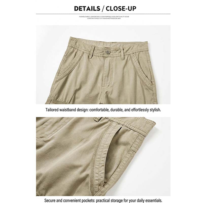 🩳🔧 50% RABATT! Klassische taktische Cargohose für Herren – Robust, funktional & mit vielen Taschen für Arbeit & Abenteuer 🌲