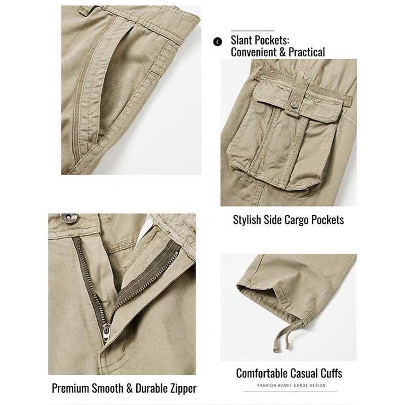 🩳🔧 50% RABATT! Klassische taktische Cargohose für Herren – Robust, funktional & mit vielen Taschen für Arbeit & Abenteuer 🌲
