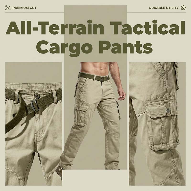 🩳🔧 50% RABATT! Klassische taktische Cargohose für Herren – Robust, funktional & mit vielen Taschen für Arbeit & Abenteuer 🌲