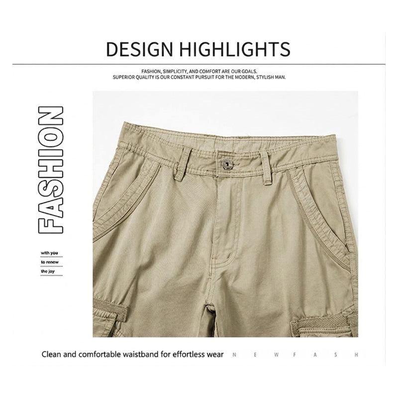 🩳🔧 50% RABATT! Klassische taktische Cargohose für Herren – Robust, funktional & mit vielen Taschen für Arbeit & Abenteuer 🌲