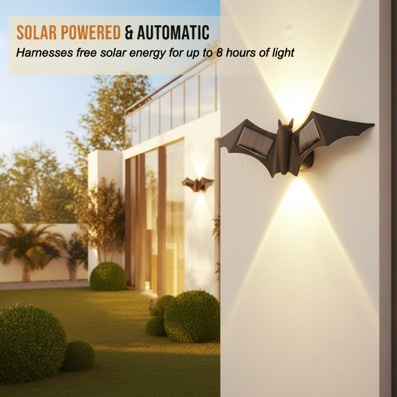 🔥Solange der Vorrat reicht 40 % Rabatt!🎉Wasserdichte LED-Wandleuchte mit Solarstromversorgung
