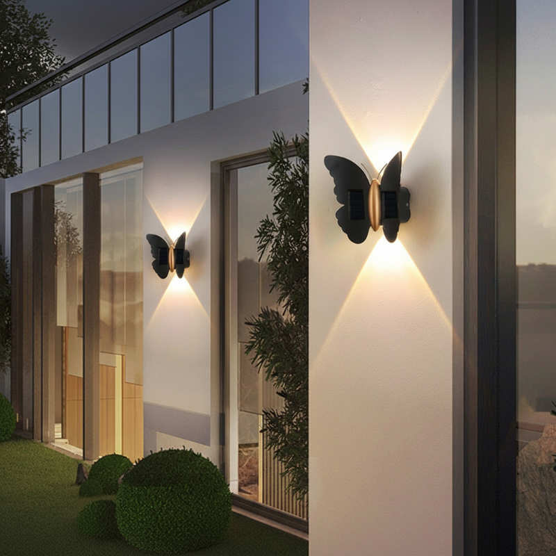 🔥Solange der Vorrat reicht 40 % Rabatt!🎉Wasserdichte LED-Wandleuchte mit Solarstromversorgung