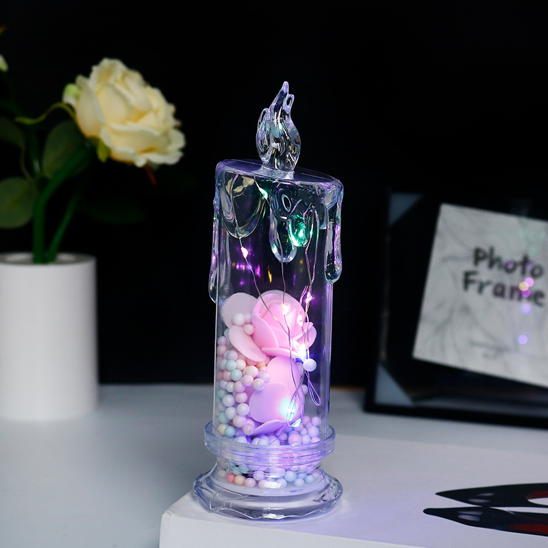 🔥Solange der Vorrat reicht 40 % Rabatt!🎉LED-Kerze in Rosenform