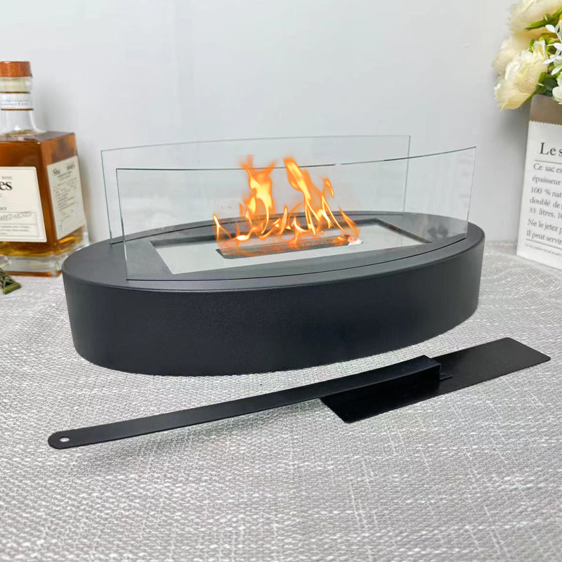 Gluschwein - 🔥Solange der Vorrat reicht 40 % Rabatt!🎉Tisch-Bioethanol-Feuerstelle mit Glasscheibe