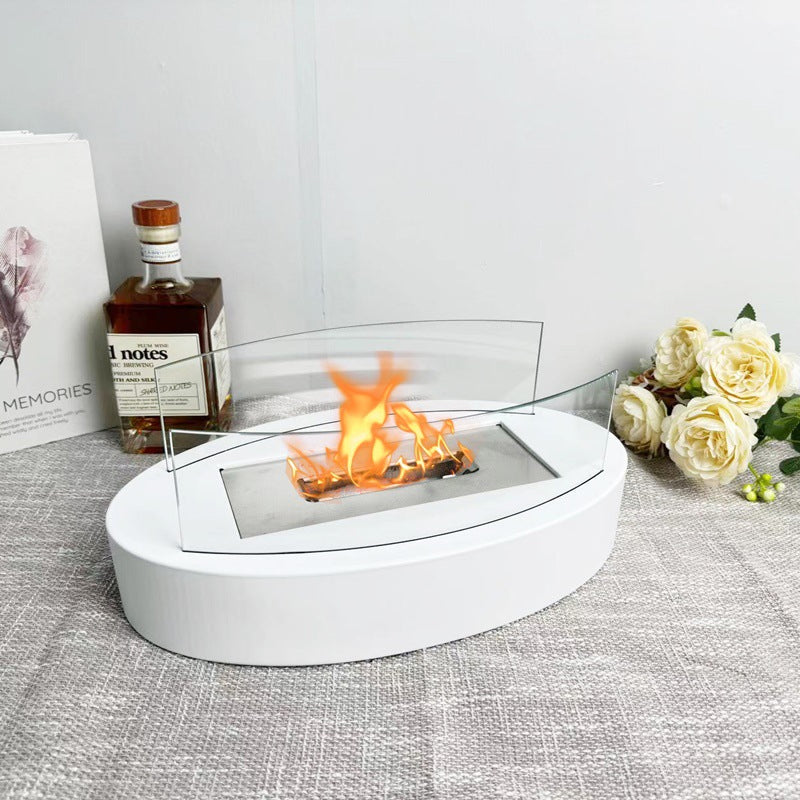 Gluschwein - 🔥Solange der Vorrat reicht 40 % Rabatt!🎉Tisch-Bioethanol-Feuerstelle mit Glasscheibe