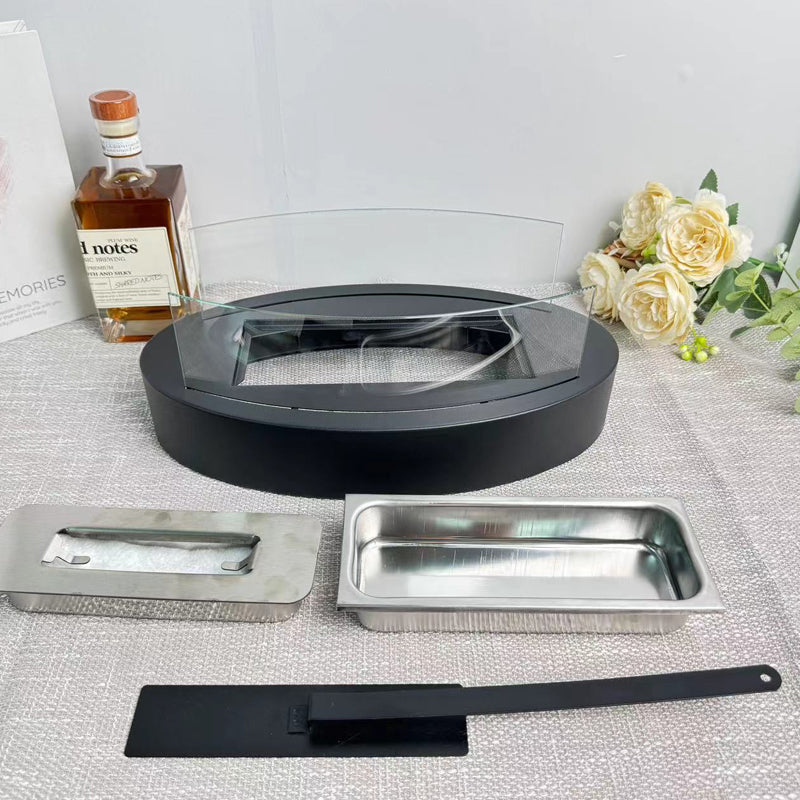 Gluschwein - 🔥Solange der Vorrat reicht 40 % Rabatt!🎉Tisch-Bioethanol-Feuerstelle mit Glasscheibe
