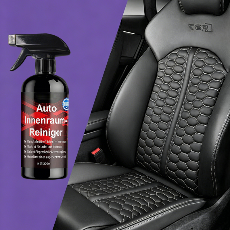 🚗 KAUFE 2, ERHALTE 1 GRATIS! 🧼 Universeller Innenraumreiniger für Autos – Entfernt Schmutz & Flecken, Sicher Für Polster, Kunststoff & Leder 🏠