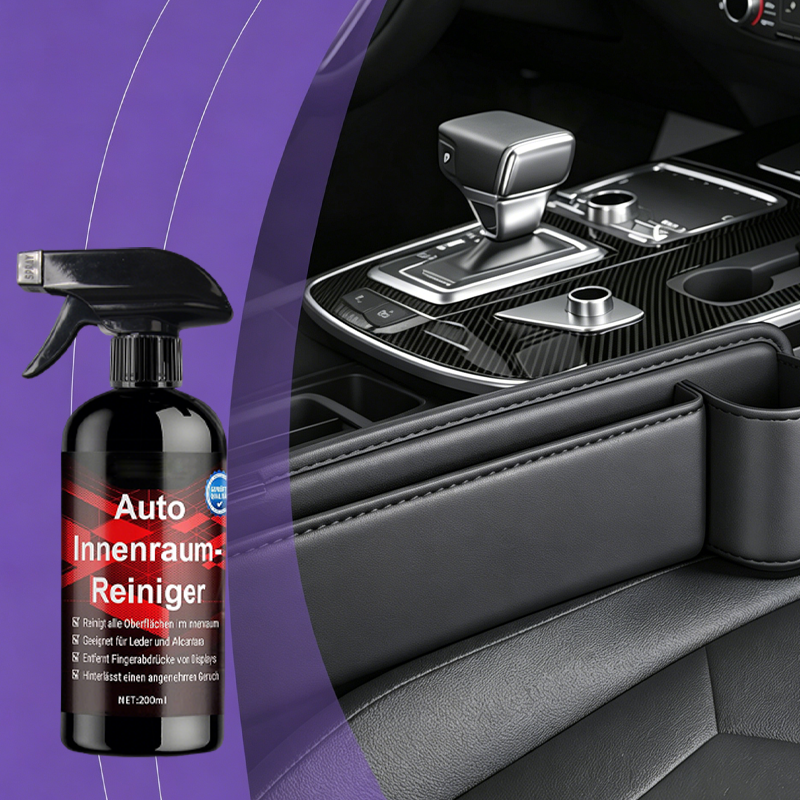 🚗 KAUFE 2, ERHALTE 1 GRATIS! 🧼 Universeller Innenraumreiniger für Autos – Entfernt Schmutz & Flecken, Sicher Für Polster, Kunststoff & Leder 🏠