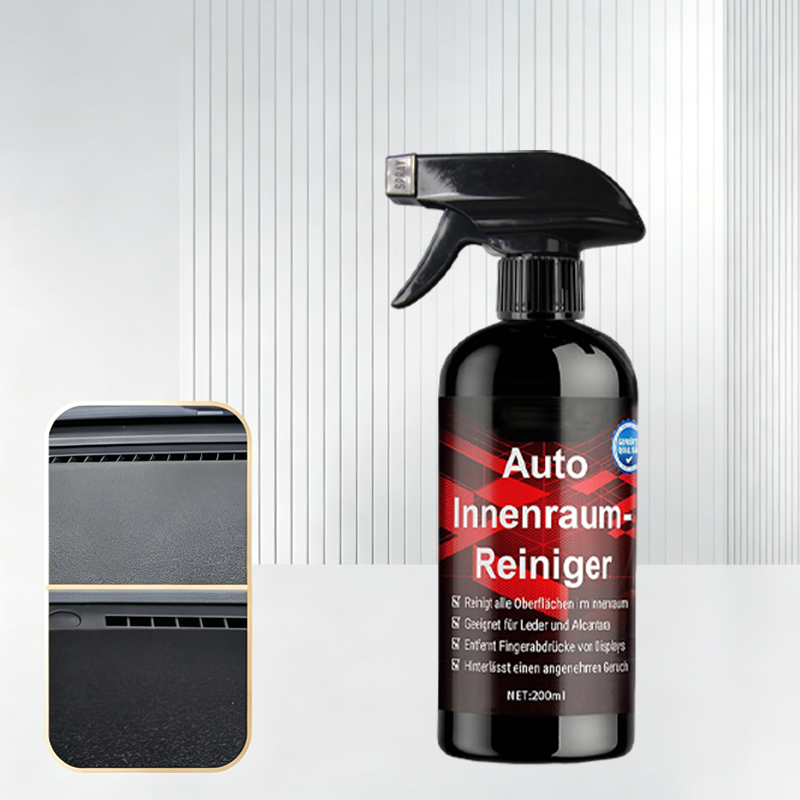 🚗 KAUFE 2, ERHALTE 1 GRATIS! 🧼 Universeller Innenraumreiniger für Autos – Entfernt Schmutz & Flecken, Sicher Für Polster, Kunststoff & Leder 🏠
