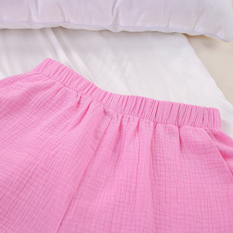 🌺 LIMITIERT: 49% RABATT! 🔥 Hemd mit Knopfleiste und Shorts, 2-teiliges Set