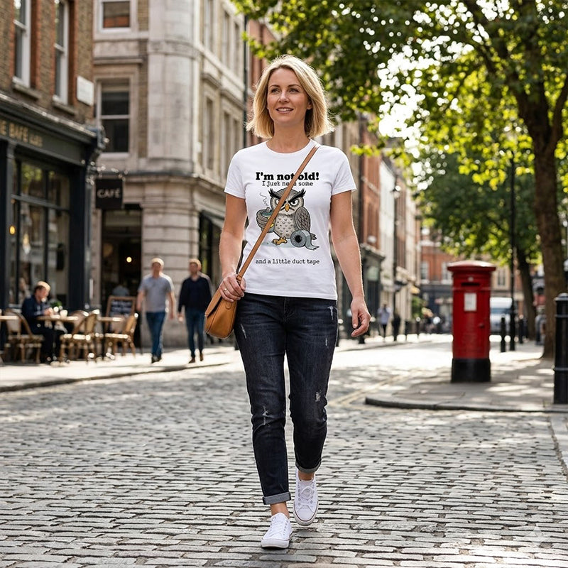 Über 50.000 verkaufte Exemplare!🦉 Eule "I'm Not Old" Grafik-T-Shirt
