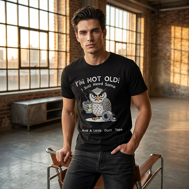 Über 50.000 verkaufte Exemplare!🦉 Eule "I'm Not Old" Grafik-T-Shirt