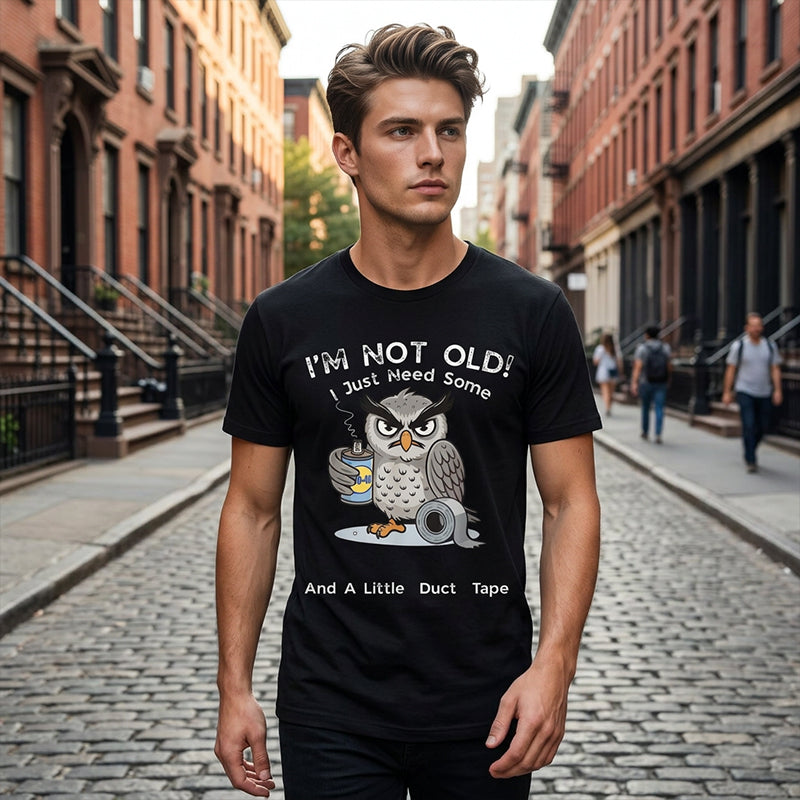 Über 50.000 verkaufte Exemplare!🦉 Eule "I'm Not Old" Grafik-T-Shirt