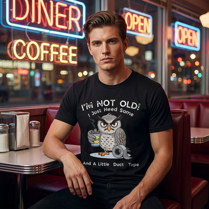 Über 50.000 verkaufte Exemplare!🦉 Eule "I'm Not Old" Grafik-T-Shirt