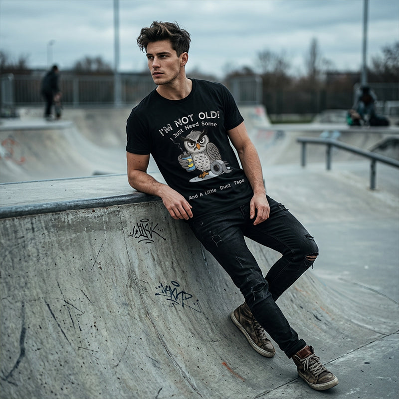 Über 50.000 verkaufte Exemplare!🦉 Eule "I'm Not Old" Grafik-T-Shirt