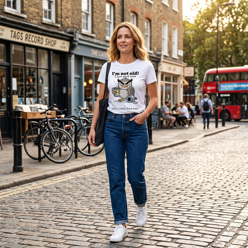 Über 50.000 verkaufte Exemplare!🦉 Eule "I'm Not Old" Grafik-T-Shirt
