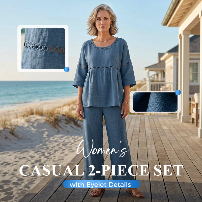 Gluschwein - 👕👖 2026 HEISSER VERKAUF – 50% RABATT! Figurbetontes Sommer-Chic-Set aus atmungsaktivem Stoff – Über 50K+ verkauft! 🥳